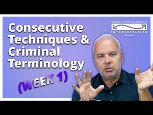 Consecutive Interpreting Techniques! (Featuring Néstor Wagner) - Week 1