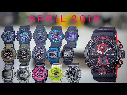 APRIL 2019 New release G-Shock watches - First thought & impressions