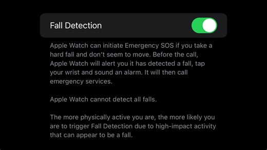 Why You Should Enable Fall Protection on Your Apple Watch, Even If You're Young