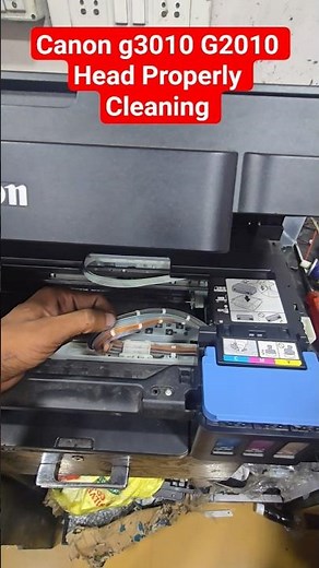 Canon G2010 G3010 Printer || Ink Pipe Refilling || Proper Head Cleaning || Ink Flush Power Cleaning?