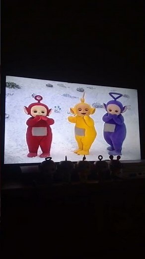 Teletubbies And The Snow Dipsy Slides Down The Hill