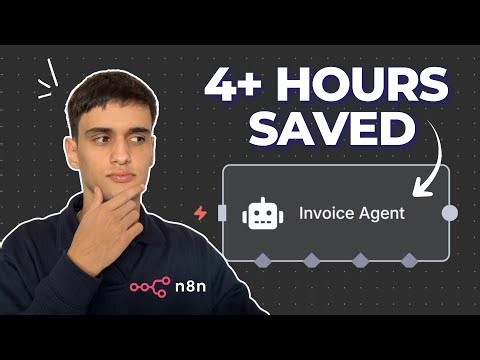 I Built an AI Invoice Agent in n8n (step-by-step, no code)