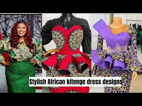 New and stylish designs of African kitenge dress models for inspiration