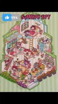 DIY Bubble Clouds Loft: My Melody & Kuromi Room Tour ✨🏠