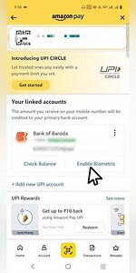 Amazon Pay me Biometric kaise Enable kare? | Fingerprint Lock Setup | Full Guide Hindi.