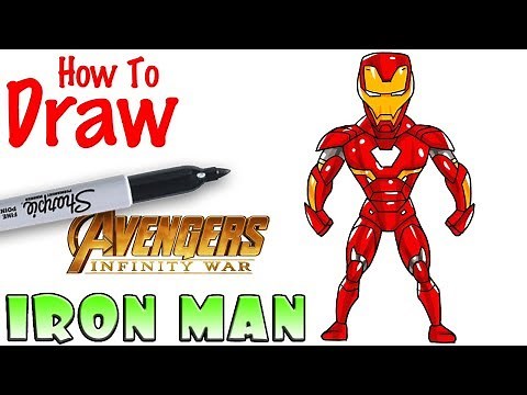 How to Draw Iron Man | Avengers Infinity War