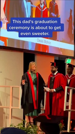 242K views · 5.9K reactions | The best graduation disruption ever! "Congratulations daddy!" | Humankind | Facebook