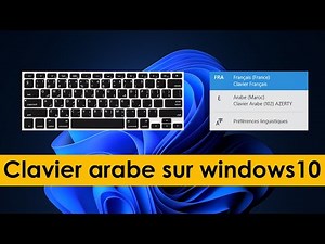 Installer Clavier arabe sur windows 10 لوحة مفاتيح عربية