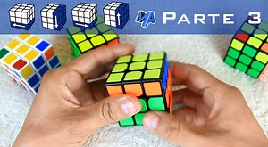 Explicación detallada de la forma más sencilla de armar un cubo de Rubik de 3x3 utilizando lenguaje normal y explicando paso a paso como armarlo, en esta parte vamos a armar la cara amarilla primero armando la linea lueco la cruz amarilla y por último las esquinas, dentro del curso de "cubo de Rubik" PASOS: Para armar la linea o la cruz cuando hay la linea: Frontal horas Derecha arriba Superior horas Derecha abajo Superior Anti-horas Frontal Anti-horas Para armar la cruz si tenemos la "L" Para a