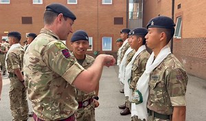 481K views · 35K reactions | IN VIDEO - RI25 Cap Badging ceremony in Catterick which took place on 24th July 25. | BFBS Gurkha | Facebook
