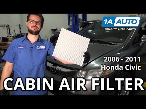How to Replace Cabin Air Filter 2006-2011 Honda Civic