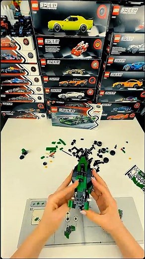 Building The LEGO F1 Speed Champions Car Step By Step #lego #f1 #shorts #f1shorts