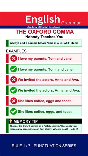The Oxford Comma: The One Punctuation Rule That Changes Everything