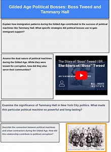 Gilded Age Political Bosses: Boss Tweed andTammany HallExpla... | Filo
