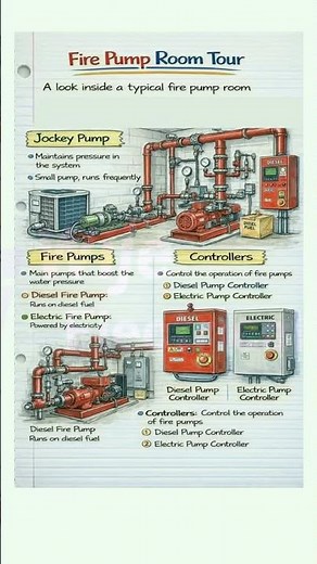 Fire Pump Room Tour | Fire Protection System Overview