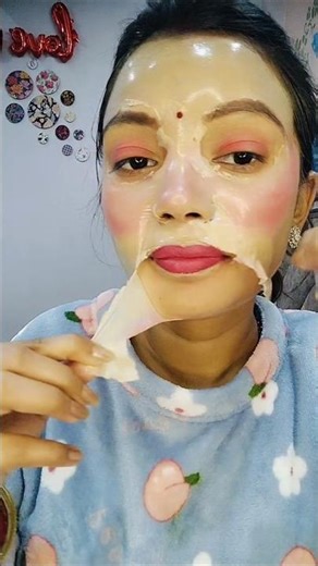 OMG😱Viral peel off mask🥵😨#Makeup #trending #hack #Shorts #Viral #viraltrend#makeuptutorial #ytshorts