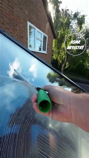 Satisfying Window Cleaning Reveals Breathtaking Morning Reflection & Sunrise View