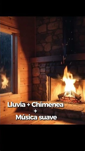 Lluvia y Chimenea para Dormir Profundamente 🌧️🔥 432Hz