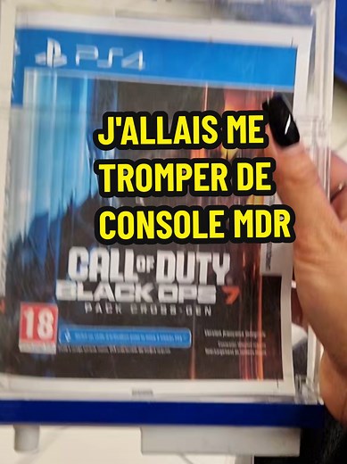 Heureusement que j'ai remarqué a temps que cetait bo7 sur ps4 😂 #storytime #bo7 #blackopszombies