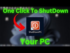 How to Add a Shutdown Button To Your Desktop in Windows 11