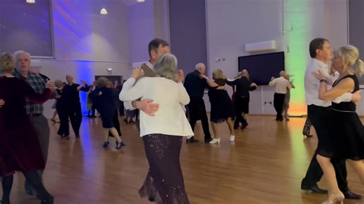We danced our socks off at Moulton Community Centre 🕺💃 The Mayfair Quickstep always fills the dance floor! | Dance 'til Dawn and Nigel