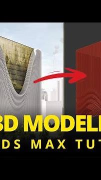 How to Model a Fluted Building with Organic Curves in 3ds Max (Inspired by Zaha Hadid)