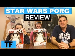 Star Wars Last Jedi Porg Toy Action Interactive Plush Movie Life-Sized Review