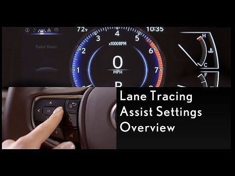 How-To Use Lane Tracing Assist | Lexus