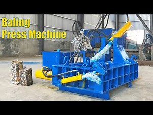 Scrap Baling Machine - Hydraulic Baler Metal Pressing Machine