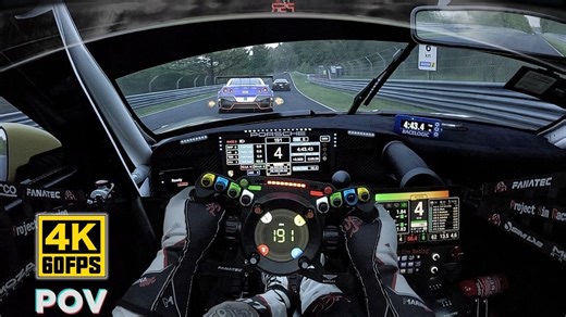 【4K60帧】模拟驾驶《神力科莎：竞速》保时捷992 GT3 R 纽博格林赛道极速狂飙 | 作者：Project Sim Racing