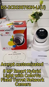 Original Hikvison Poe Night Vision 2MP 4MP 5MP 8MP 4k ColorVu Face Detection Eyeball Dome Bullet Surveillance Ip Network Camera