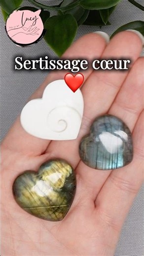 💙 Comment sertir une pierre en forme de coeur en micro-macramé | Tutoriel pas à pas #micromacrame