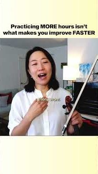 The secret to faster progress (it's not more hours) #violin #practice #tips