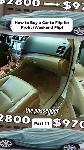 How to Buy a Car to Flip for Profit (Weekend Flip) p11 #chrisfix