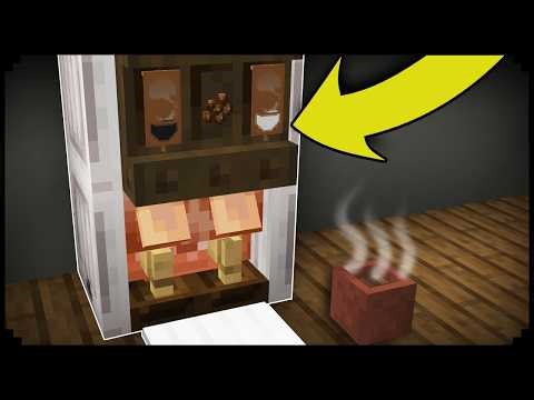 🦊Como fazer uma MÁQUINA DE CAFÉ no Minecraft