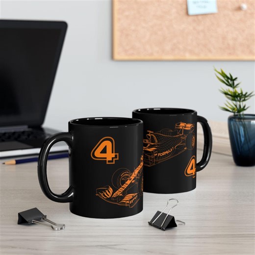 Race Car #4 Cup, Black F1 Mug (11oz, 15oz), Gift for Formula 1 Fans - Etsy