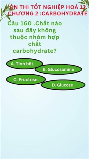 Câu 160- Bộ trắc nghiệm Hoá 12 #Shorts #tracnghiemhoa