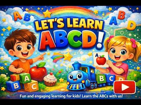 Learn ABCD Easily | Educational Video for Toddlers & Kids 👶✨
