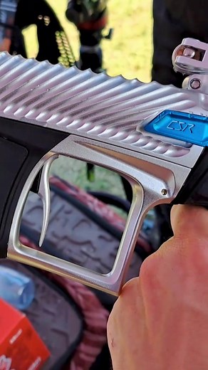 Impact of Dropping a Paintball Gun on the Road