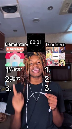 Elementary Questions VS Tsundere Questions! #elementary #tsundere #quiz