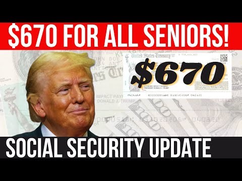 GUARENTEED! $670 CHECK FOR SOCIAL SECURITY SENORS! SSA SSI SSDI Payments | Social Security Update