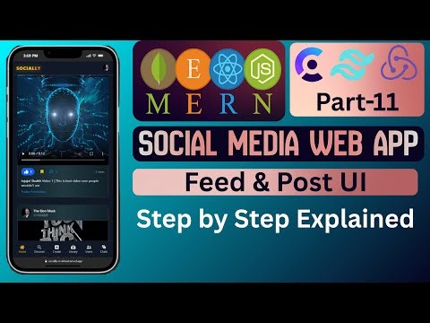 Feed & Post UI | MERN Social Media App Tutorial (Part 11)