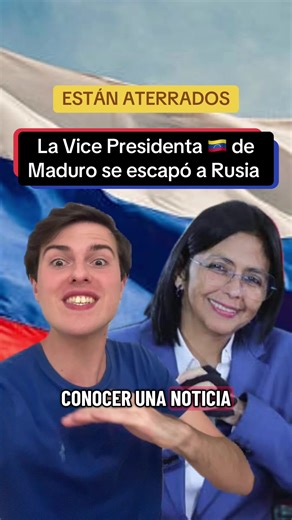 Vice Presidenta Ilegítima de Venezuela Escapa a Rusia