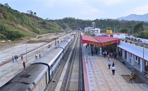 Mizoram To Get Its 1st Train Line In 172 Years After Indian Railways' Launch