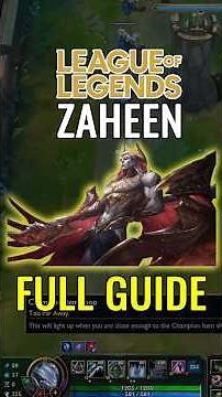 Zaahen Guide: How to Play the New Darkin Champion in LoL #leagueoflegends