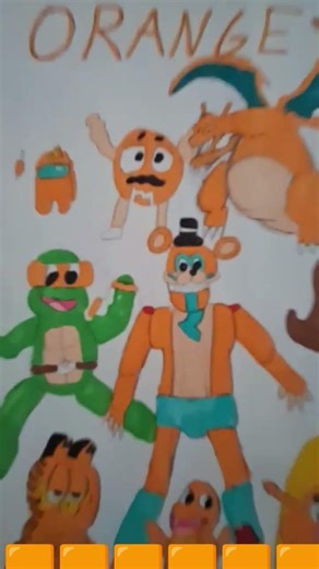 #orange #characters Orange art characters.