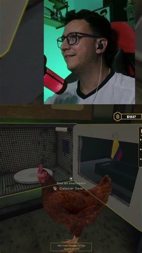 Eu NÃO esperava achar isso na bagagem 🐔