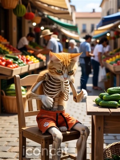 Cat vs Watermelon: A Fun Feline Encounter