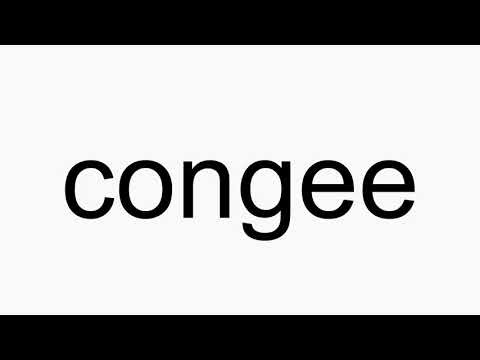 How to pronounce congee