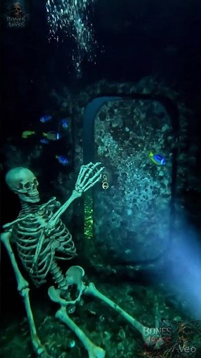 What Happens When You Find a Skeleton Wearing a Crown Underwater?